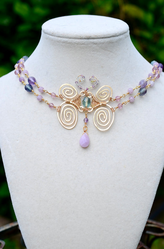 Butterfly Queen Crystal Necklace