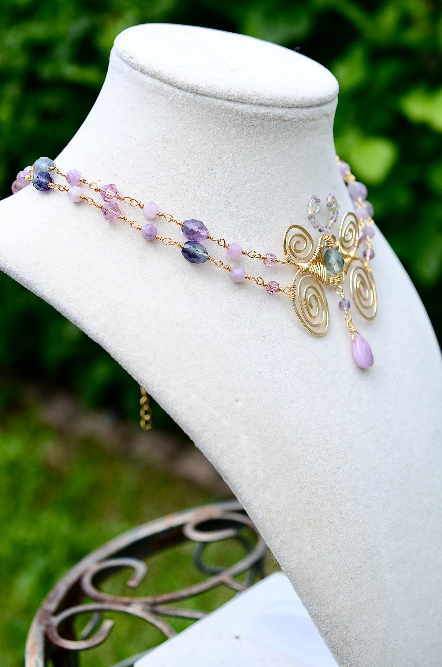 Butterfly Queen Crystal Necklace