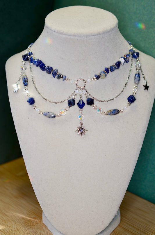 Sodalite Gemstone Necklace