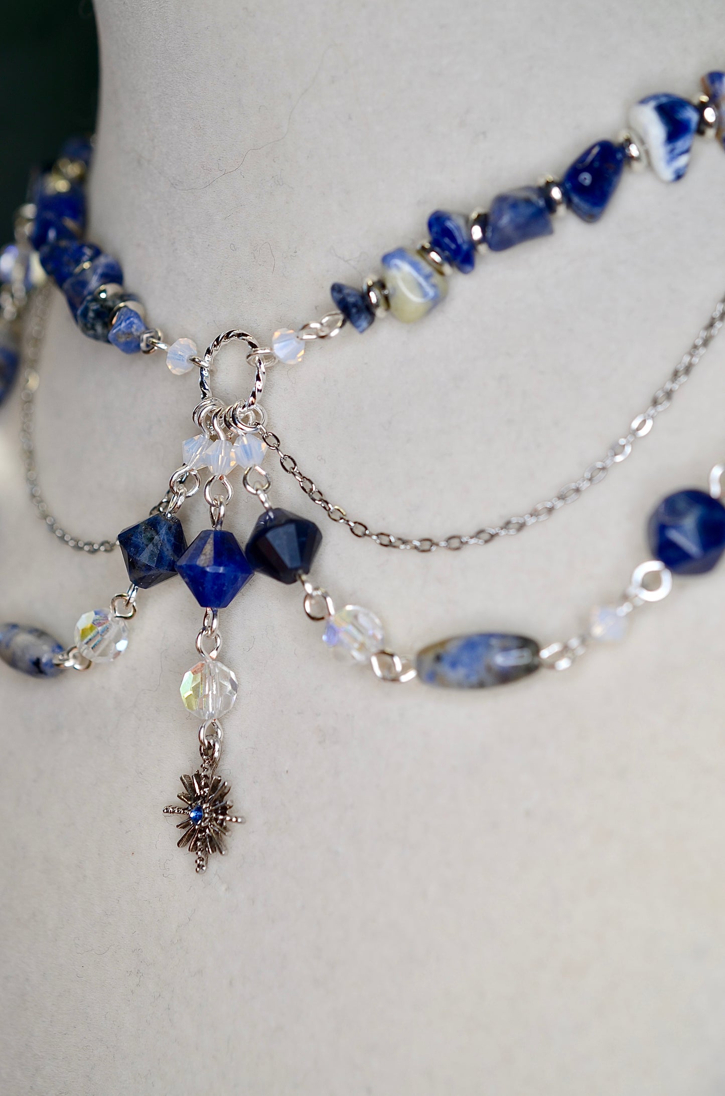 Sodalite Gemstone Necklace