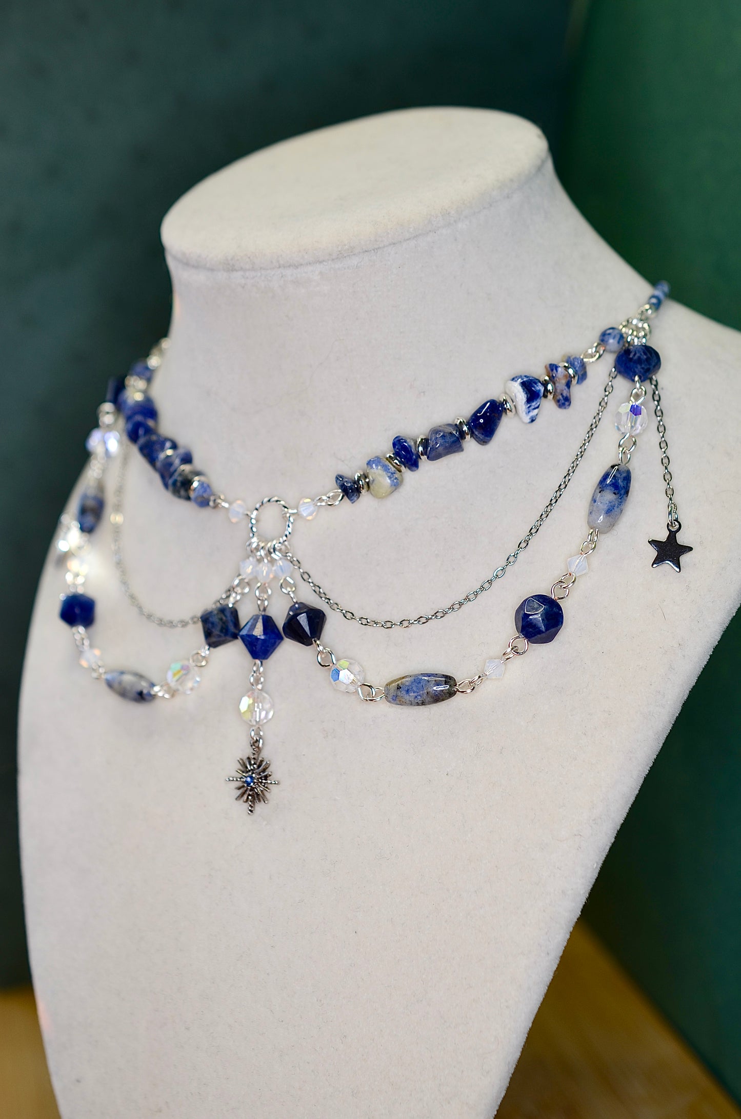 Sodalite Gemstone Necklace