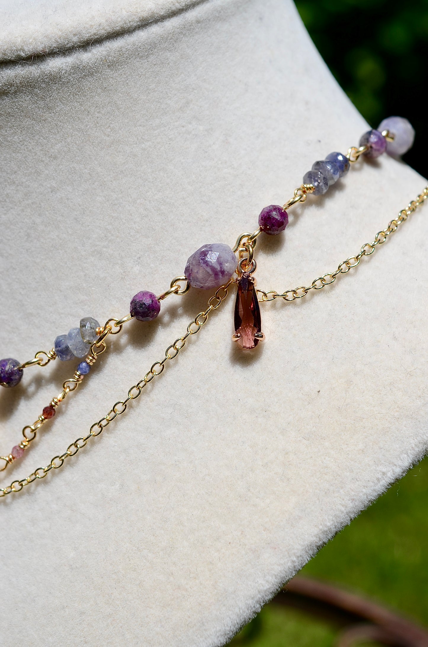 Cosmic Ruby Necklace
