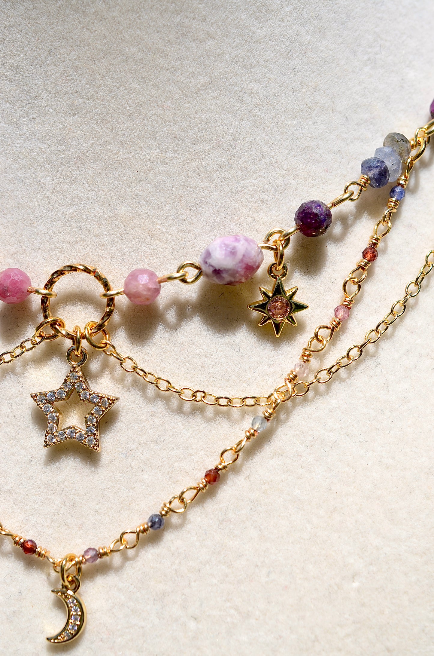 Cosmic Ruby Necklace