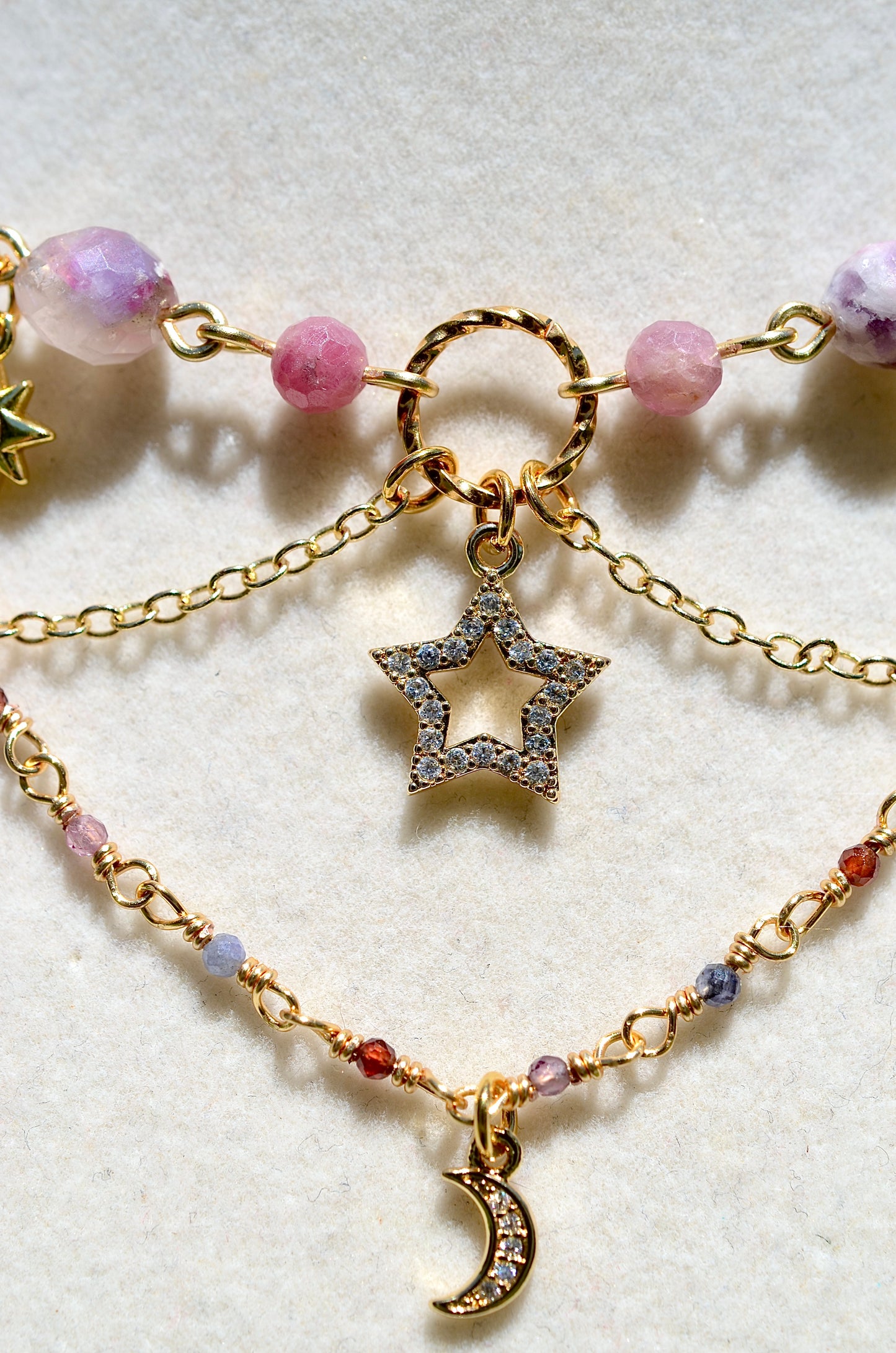 Cosmic Ruby Necklace